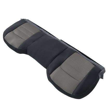 2009-2012 For Dodge Ram 1500 Rear Bench Bottom & Top & Headrest Seat Cover Gray