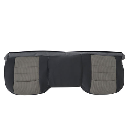 2009-2012 For Dodge Ram 1500 Rear Bench Bottom & Top & Headrest Seat Cover Gray