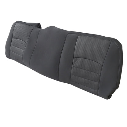 2013-2018 For Dodge Ram 1500 Rear Bench Bottom & Top & Headrest Seat Cover Gray