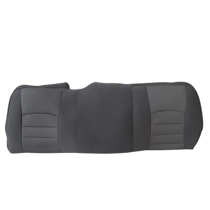 2013-2018 For Dodge Ram 1500 Rear Bench Bottom & Top & Headrest Seat Cover Gray