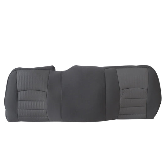 2013-2018 For Dodge Ram 1500 Rear Bench Bottom & Top & Headrest Seat Cover Gray