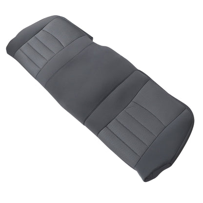 2013-2018 For Dodge Ram 1500 Rear Bench Bottom & Top & Headrest Seat Cover Gray