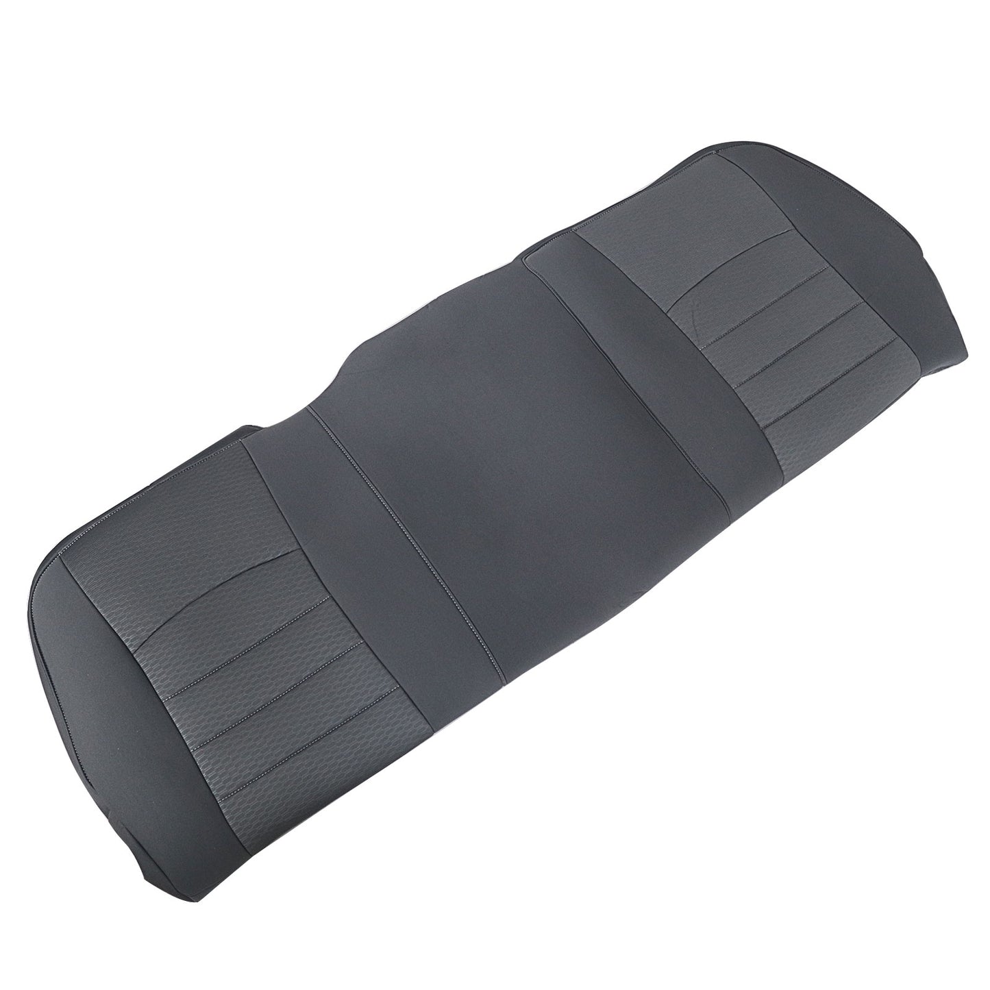 2013-2018 For Dodge Ram 1500 Rear Bench Bottom & Top & Headrest Seat Cover Gray