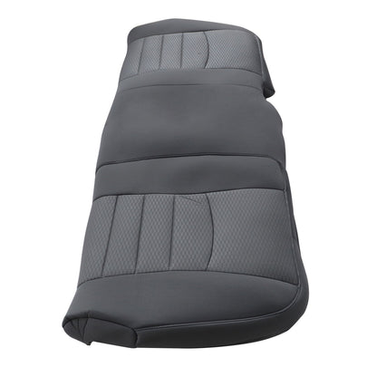 2013-2018 For Dodge Ram 1500 Rear Bench Bottom & Top & Headrest Seat Cover Gray