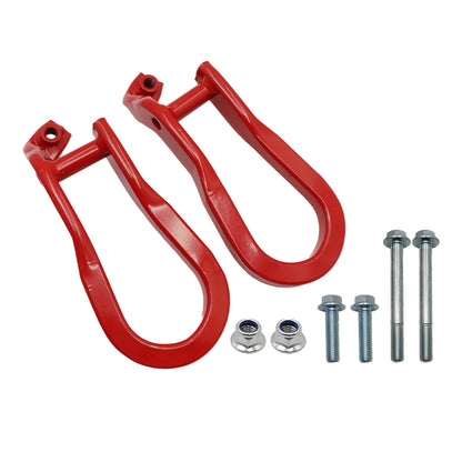 2pcs Chrome Tow Hooks for 15-19 Silverado Sierra 2500HD & 3500HD 84072464 USA