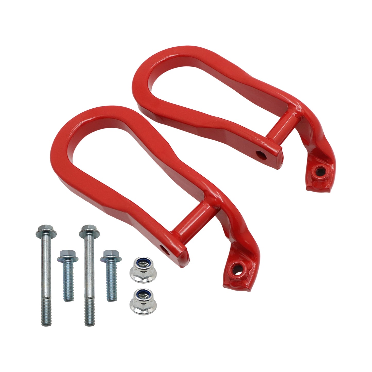 2pcs Chrome Tow Hooks for 15-19 Silverado Sierra 2500HD & 3500HD 84072464 USA