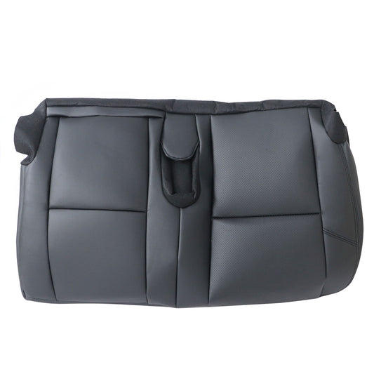 Perforated Full 2nd Row Bench Seat Cover Black For 2007-2014 Cadillac Escalade