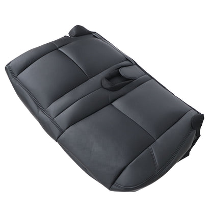 Perforated Full 2nd Row Bench Seat Cover Black For 2007-2014 Cadillac Escalade