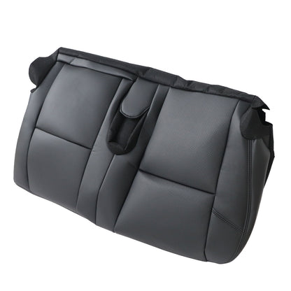 Perforated Full 2nd Row Bench Seat Cover Black For 2007-2014 Cadillac Escalade