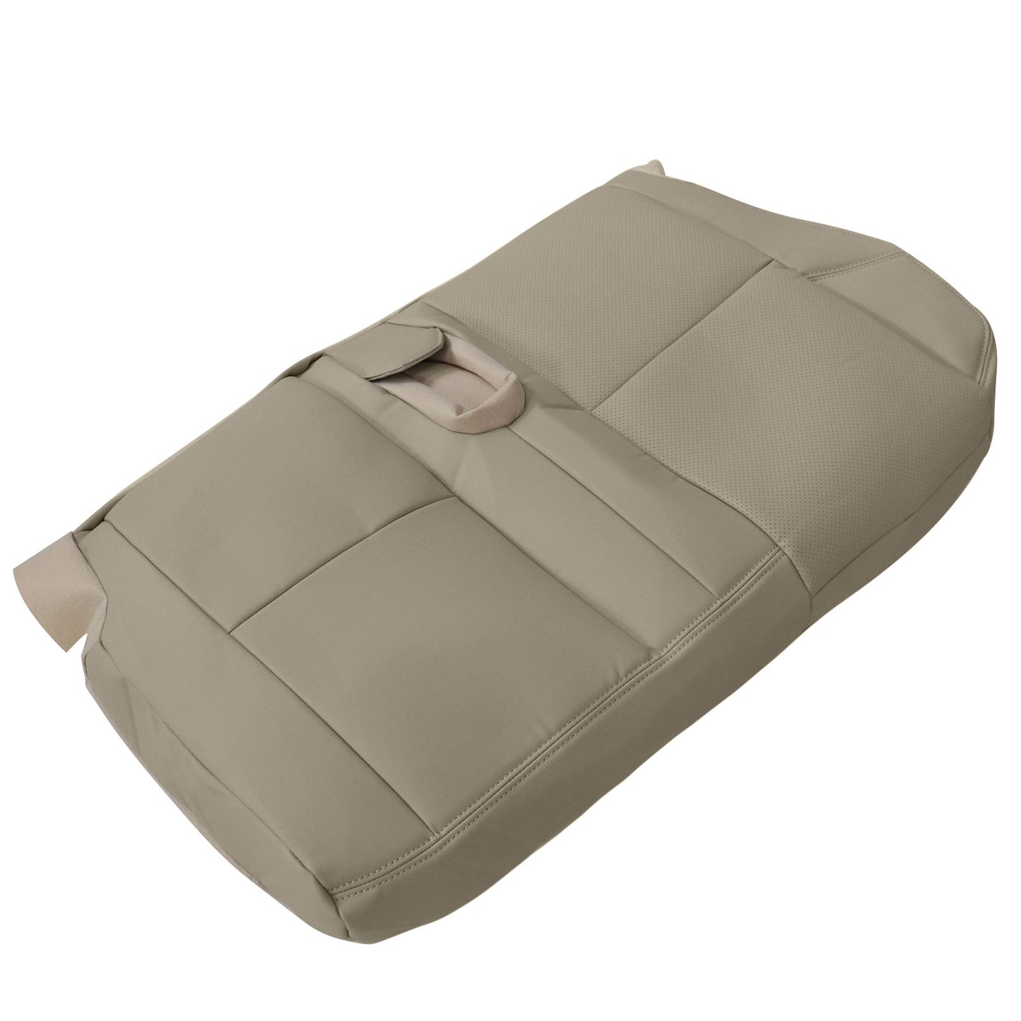Perforated Full 2nd Row Bench Seat Cover Tan For 2007 2008 Cadillac Escalade US