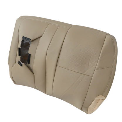 Perforated Full 2nd Row Bench Seat Cover Tan For 2009-2014 Cadillac Escalade US