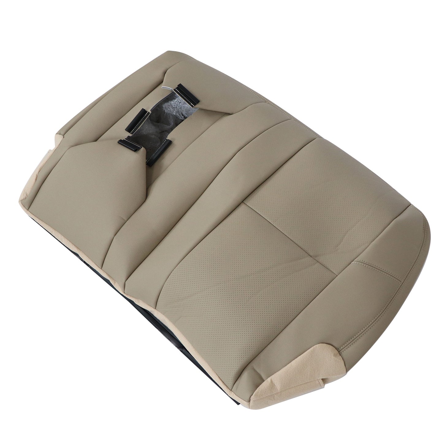 Perforated Full 2nd Row Bench Seat Cover Tan For 2009-2014 Cadillac Escalade US