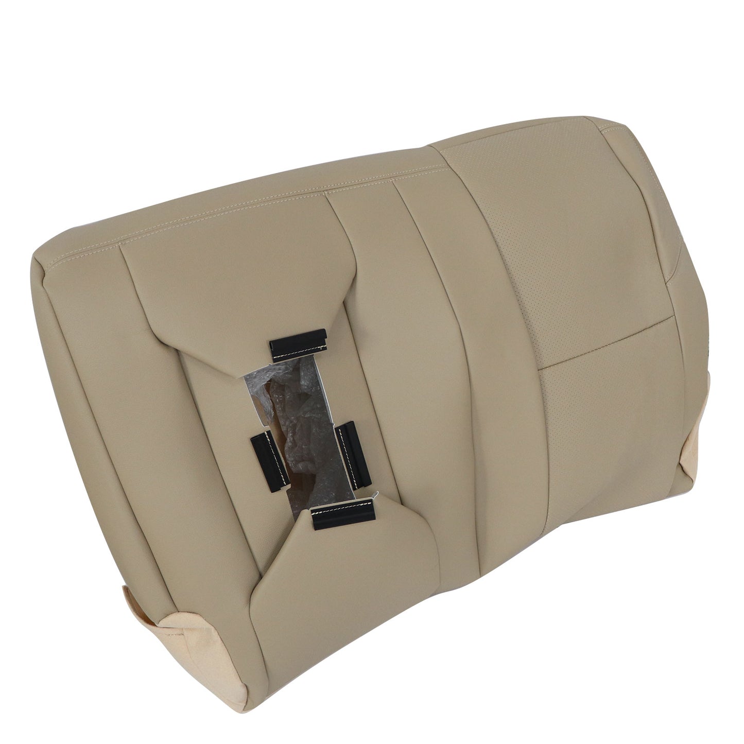 Perforated Full 2nd Row Bench Seat Cover Tan For 2009-2014 Cadillac Escalade US