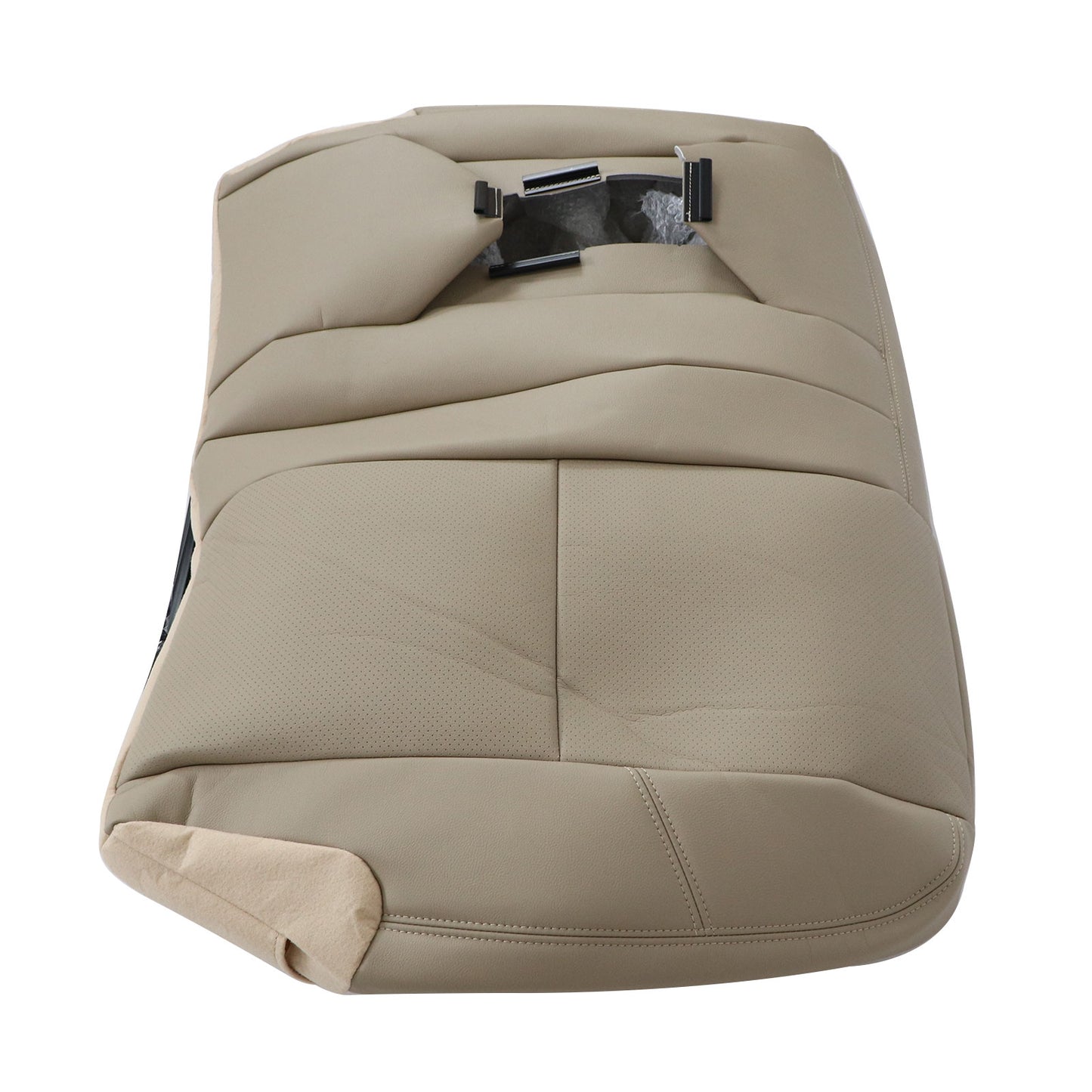 Perforated Full 2nd Row Bench Seat Cover Tan For 2009-2014 Cadillac Escalade US