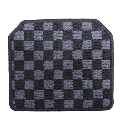 For 2015 2016 2017 2018 2019 2020 Subaru BRZ Checkered Flag Carpet Floor Mats