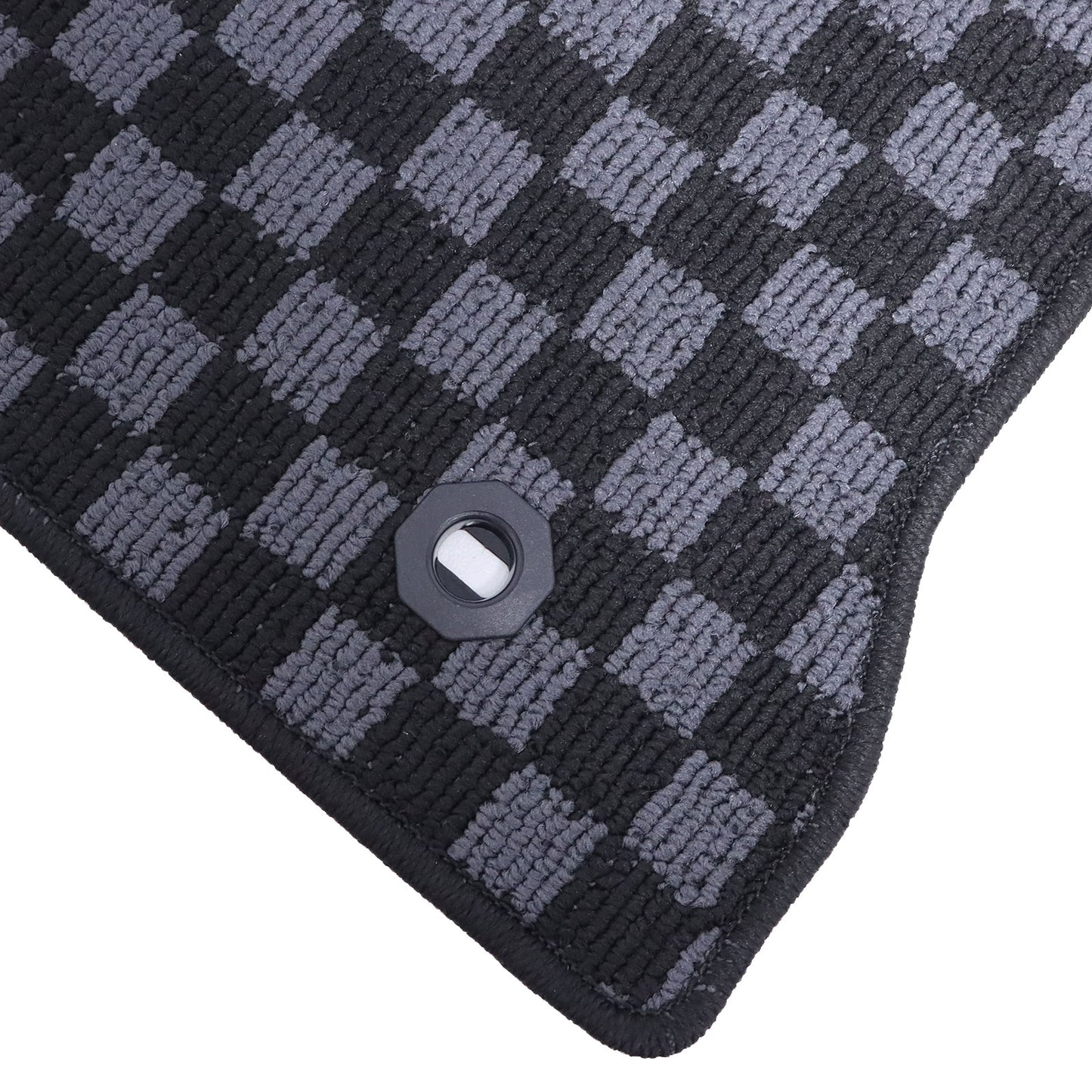 For 2015 2016 2017 2018 2019 2020 Subaru BRZ Checkered Flag Carpet Floor Mats