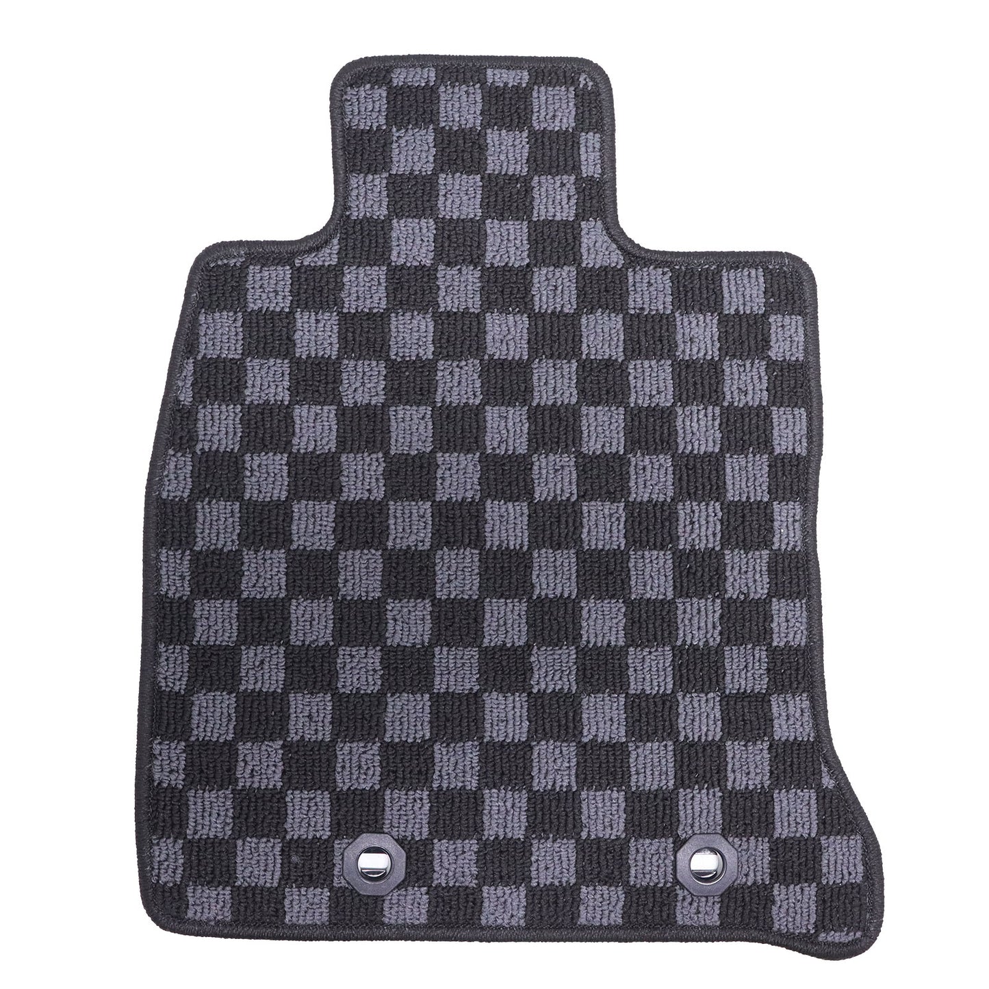 Checkered Flag Carpet Floor Mats For Subaru BRZ 2022 2023 2024 2025 Velour 4Pcs