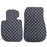 For Toyota GR Supra A90 2020-2026 Replacement Checkered Flag Carpet Floor Mats