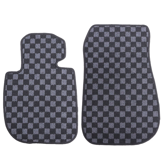 For Toyota GR Supra A90 2020-2026 Replacement Checkered Flag Carpet Floor Mats