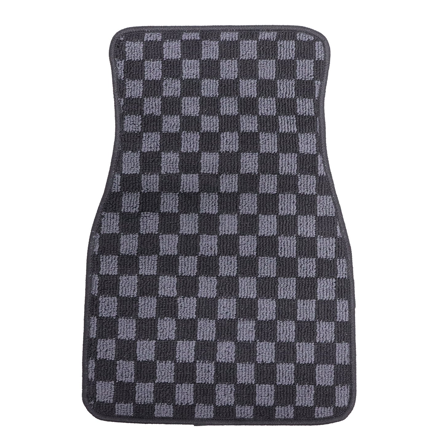 Front & Rear Checkered Flag Carpet Floor Mats All Weather For Toyota Corolla