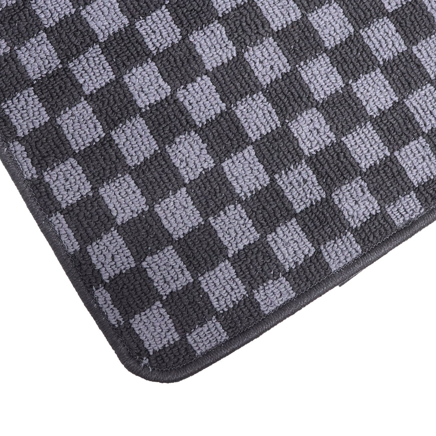 Front & Rear Checkered Flag Carpet Floor Mats All Weather For Toyota Corolla