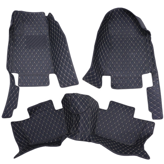 For 2008-2013 Cadillac CTS Microfiber Leather Floor Mats Liners Front & Rear