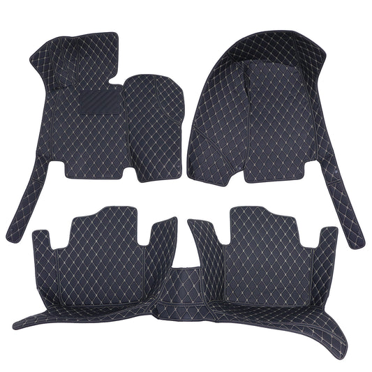 For 2014-2019 Cadillac CTS Microfiber Leather Floor Mats Liners Front & Rear