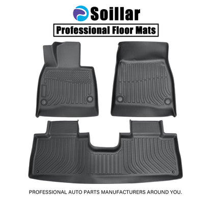 Floor Mats Liner For 2023-2025 Mercedes-Benz X296 EQS SUV Front-Rear All Weather