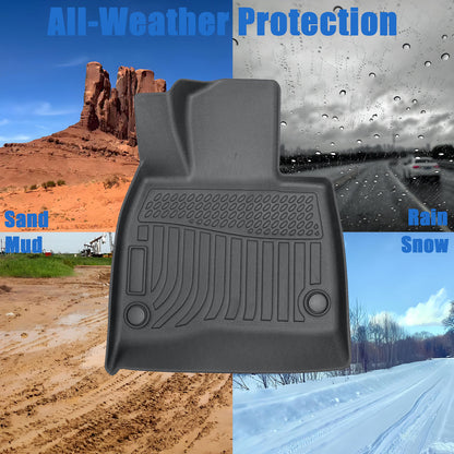 Floor Mats Liner For 2023-2025 Mercedes-Benz X296 EQS SUV Front-Rear All Weather