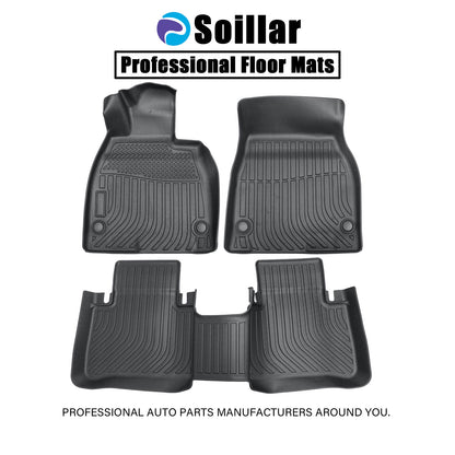 For 2022-2025 Mercedes-Benz EQS Sedan Electric TPE Floor Mats Liner Waterproof
