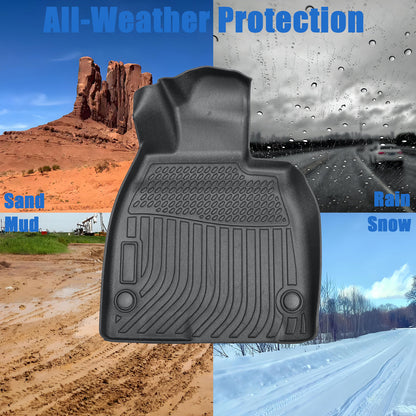 For 2022-2025 Mercedes-Benz EQS Sedan Electric TPE Floor Mats Liner Waterproof