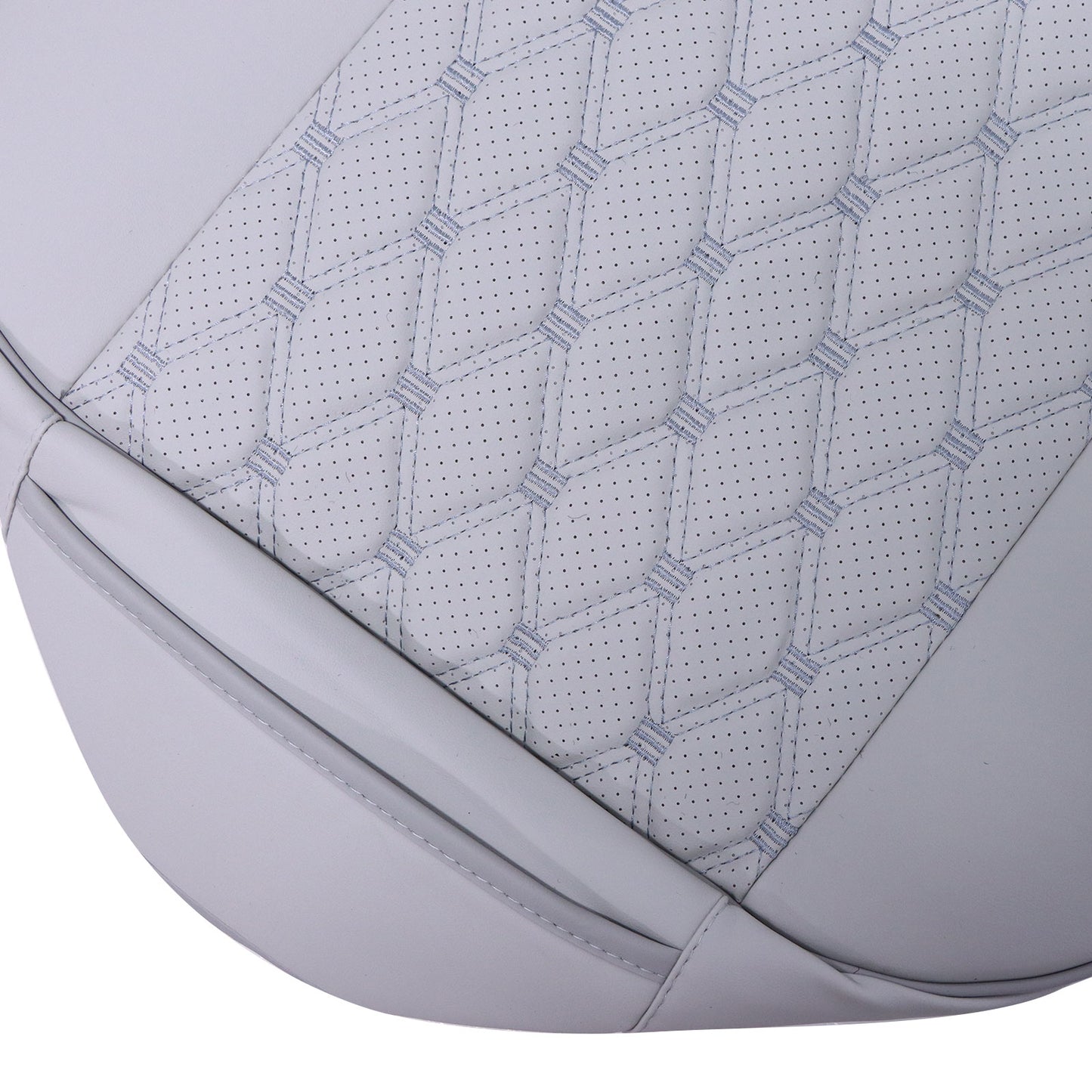 For Honda Car Seat Cover Front Seat Pad Lether Full Surround Seat Protector Gray