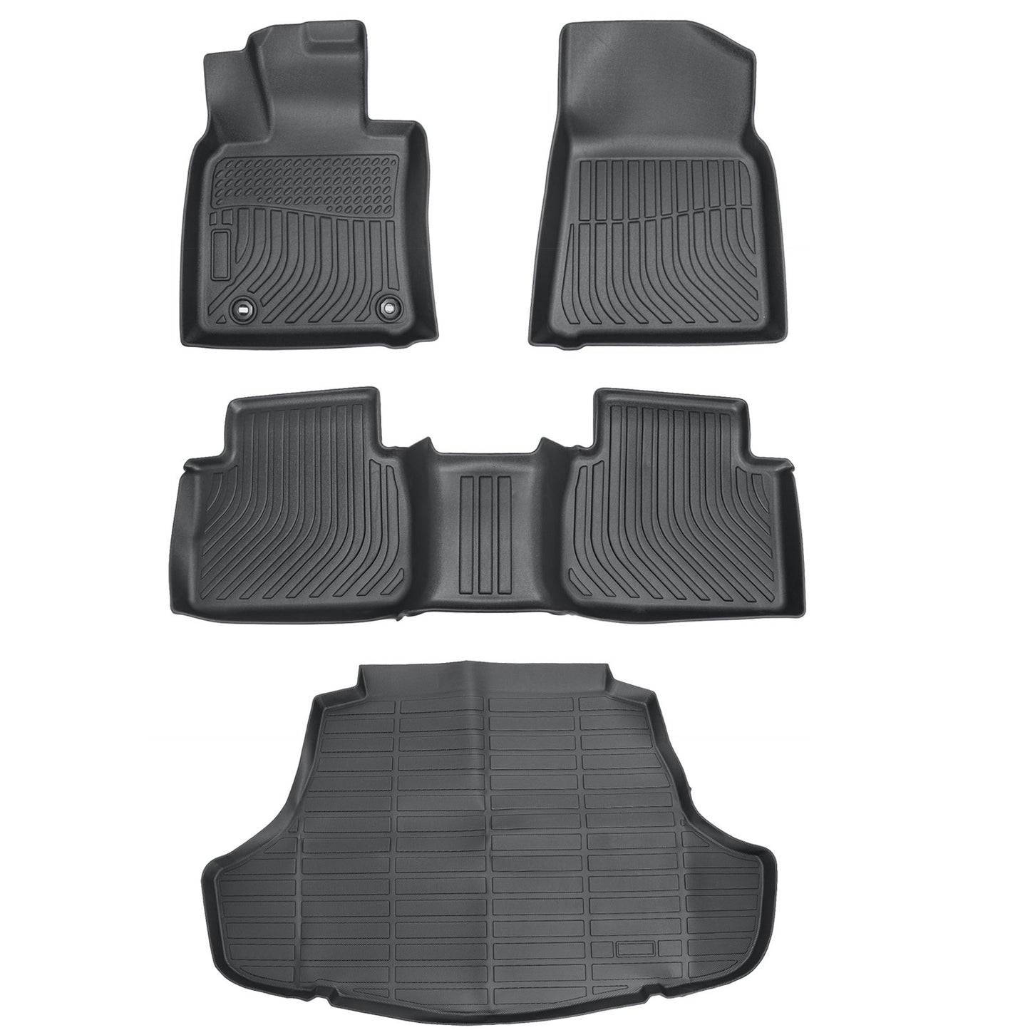 TPE Floor Mats+Trunk Cargo Liner For 2019 2020 2021 2022 2023 Toyota Camry FWD