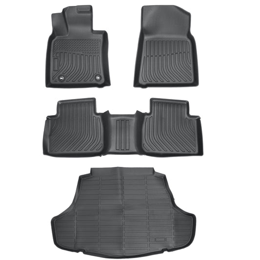 TPE Floor Mats+Trunk Cargo Liner For 2019 2020 2021 2022 2023 Toyota Camry FWD