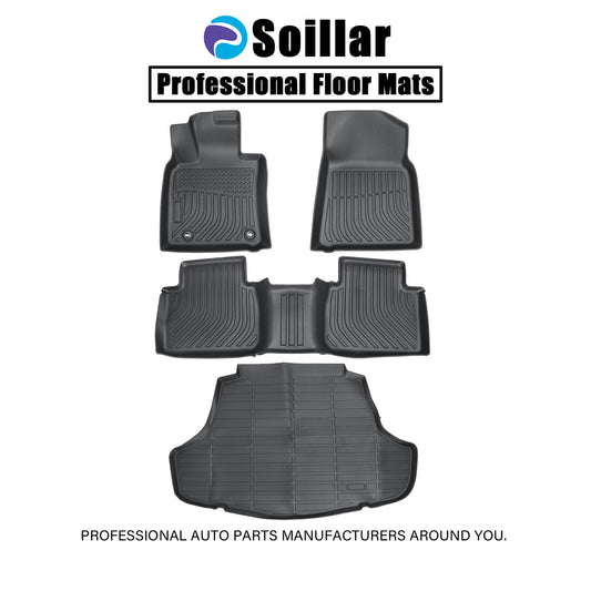 TPE Floor Mats+Trunk Cargo Liner For 2019 2020 2021 2022 2023 Toyota Camry FWD