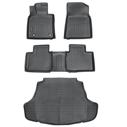 Floor Mats Trunk & Cargo Liners 3D TPE For 2025 Toyota Camry (NOT for Hybrid)