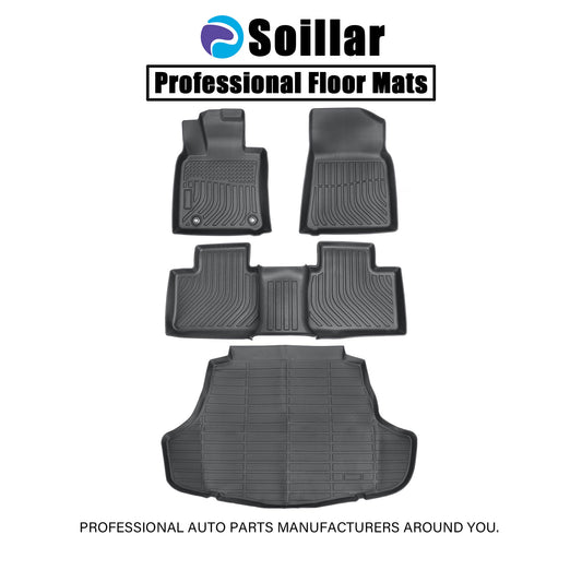 Floor Mats Trunk & Cargo Liners 3D TPE For 2025 Toyota Camry (NOT for Hybrid)