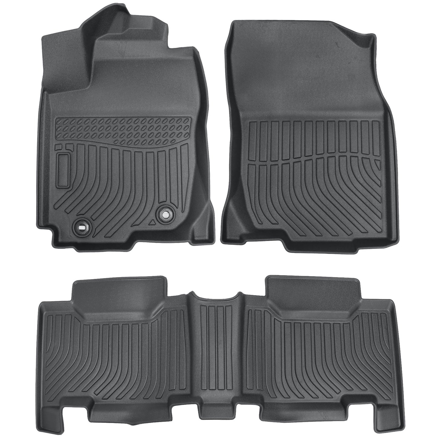 Floor Mats Liner 3D For 2013-2018 Toyota RAV4 4-Door Front-Rear All Weather TPE