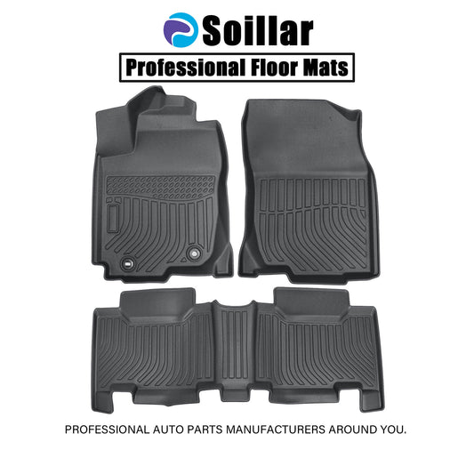 Floor Mats Liner 3D For 2013-2018 Toyota RAV4 4-Door Front-Rear All Weather TPE
