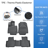 Floor Mats Liner For 2019-2024 Toyota RAV4 Hybrid Only 4Door All-Weather TPE New