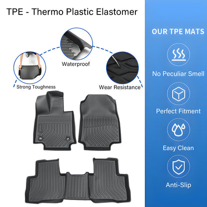 Floor Mats Liner For 2019-2024 Toyota RAV4 Hybrid Only 4Door All-Weather TPE New