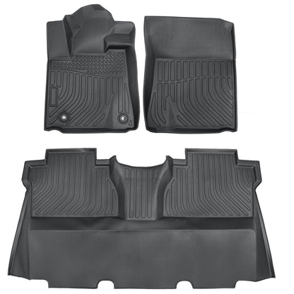 Floor Mats Liner For 2014-2021 Toyota Tundra CrewMax Cab 4-Door All Weather TPE