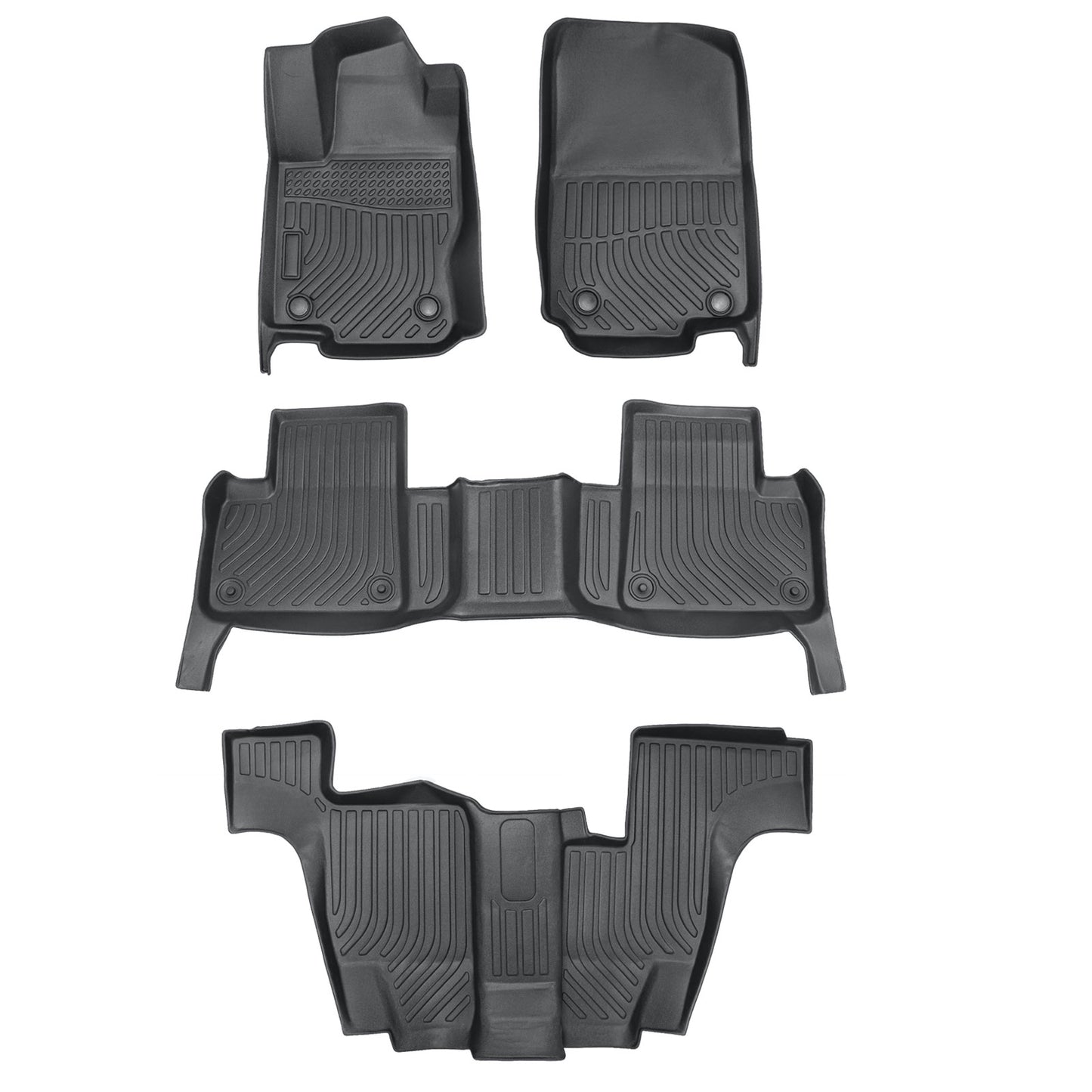 TPE 3D Floor Mats Fits 2017-2019 Mercedes-Benz GLS Class Floor Liners Full Set