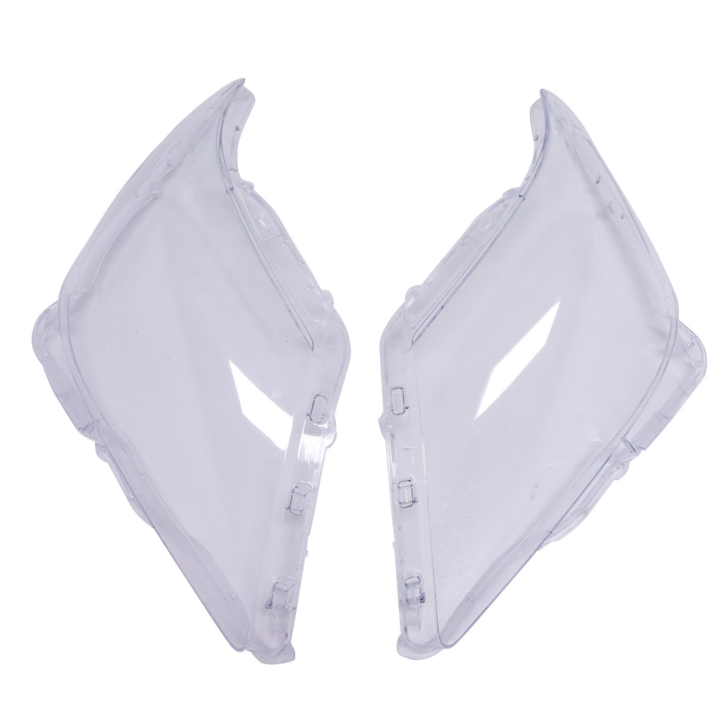 Pair Headlight Lampshade Clear Lens Replacement Cover For Lexus LX570 2007-2012