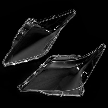 Pair Headlight Lampshade Clear Lens Replacement Cover For Lexus LX570 2007-2012