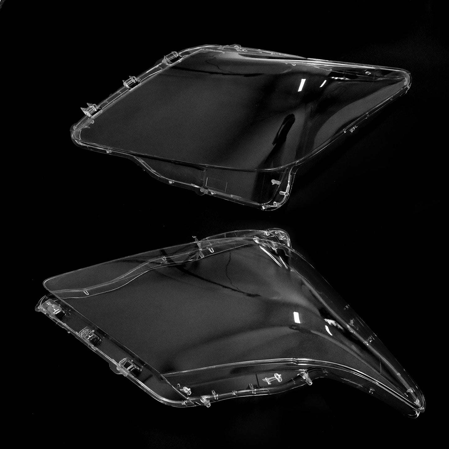 Pair Headlight Lampshade Clear Lens Replacement Cover For Lexus LX570 2007-2012