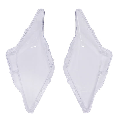 Pair Headlight Lampshade Clear Lens Replacement Cover For Lexus LX570 2007-2012