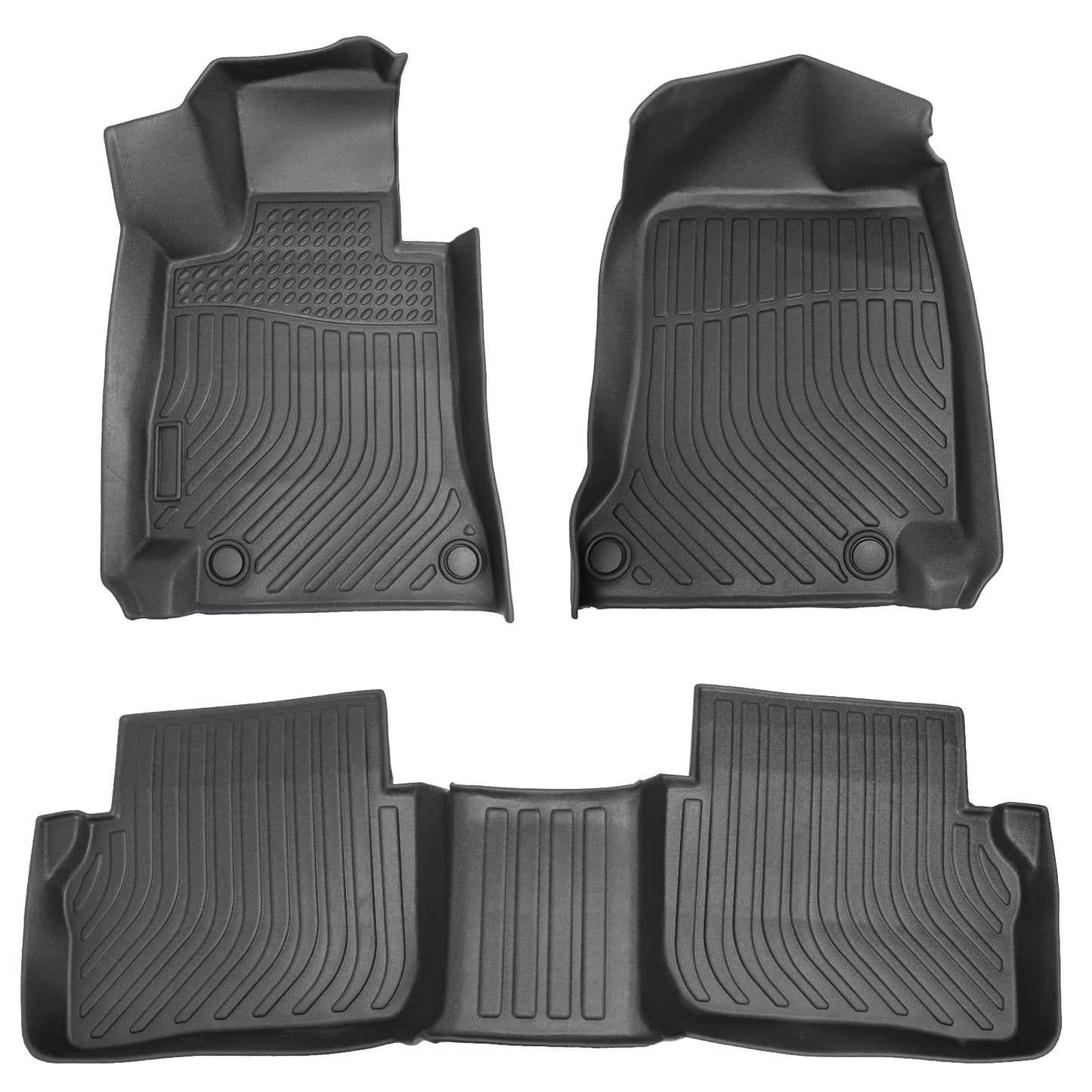 Floor Mats Liner For 2017 - 2023 Mercedes-Benz E-Class Sedan All Weather Black