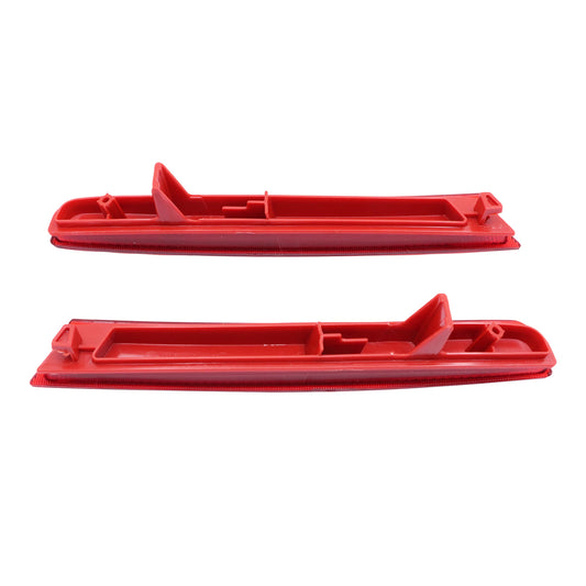 FITS 2010-2013 Acura MDX Pair Rear Left+Right Side Bumper Reflector Lamp Trim