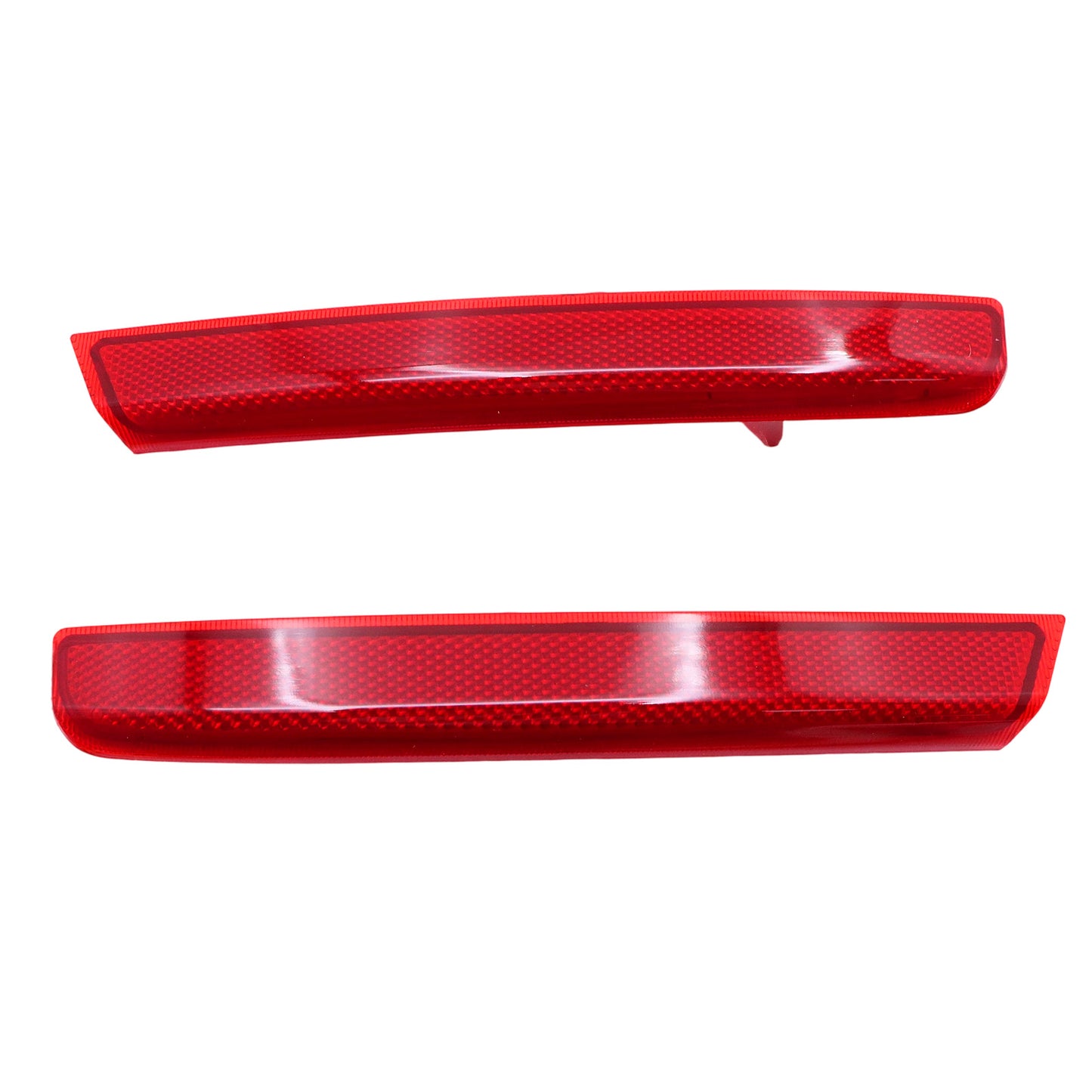 FITS 2010-2013 Acura MDX Pair Rear Left+Right Side Bumper Reflector Lamp Trim